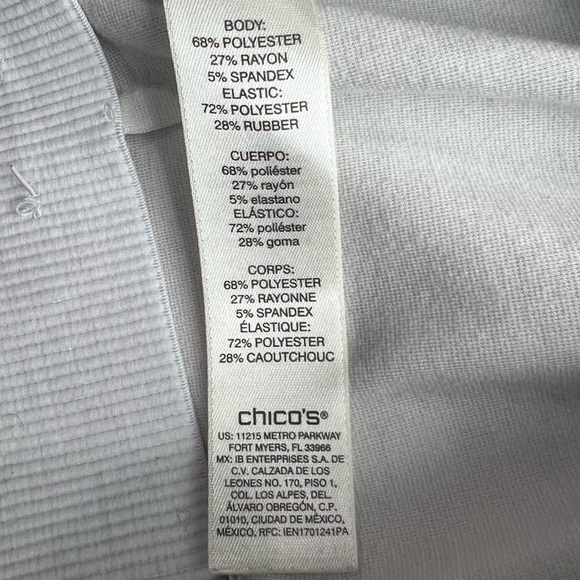 Chico’s Fabulously Slimming Ankle Reptile/Snake Print Stretch Pants-Sz 0.5 (S/6) - Picture 8 of 11